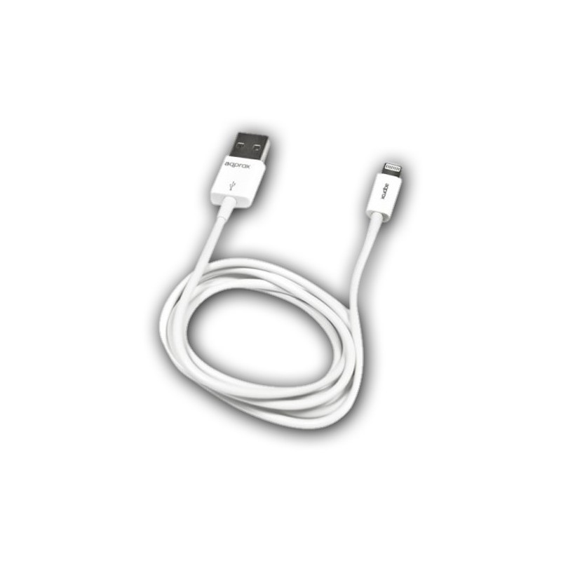 CABLE APPROX DATO/CARG LIGHTNING-USB APPC03V2 IPHONE5 1MTS