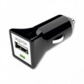 CARGADOR APPROX USB MECHERO COCHE APPUSBCARB NEGRO*