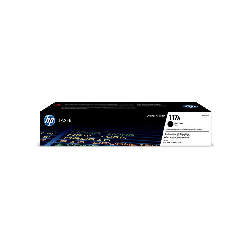 TONER HP ORIG. W2070A Nº117A 1000PAG NEGRO