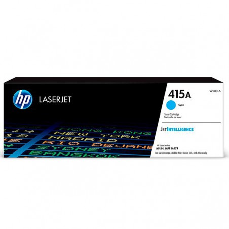 TONER HP ORIG.W2031A  Nº415A CYAN  2100 PAG.