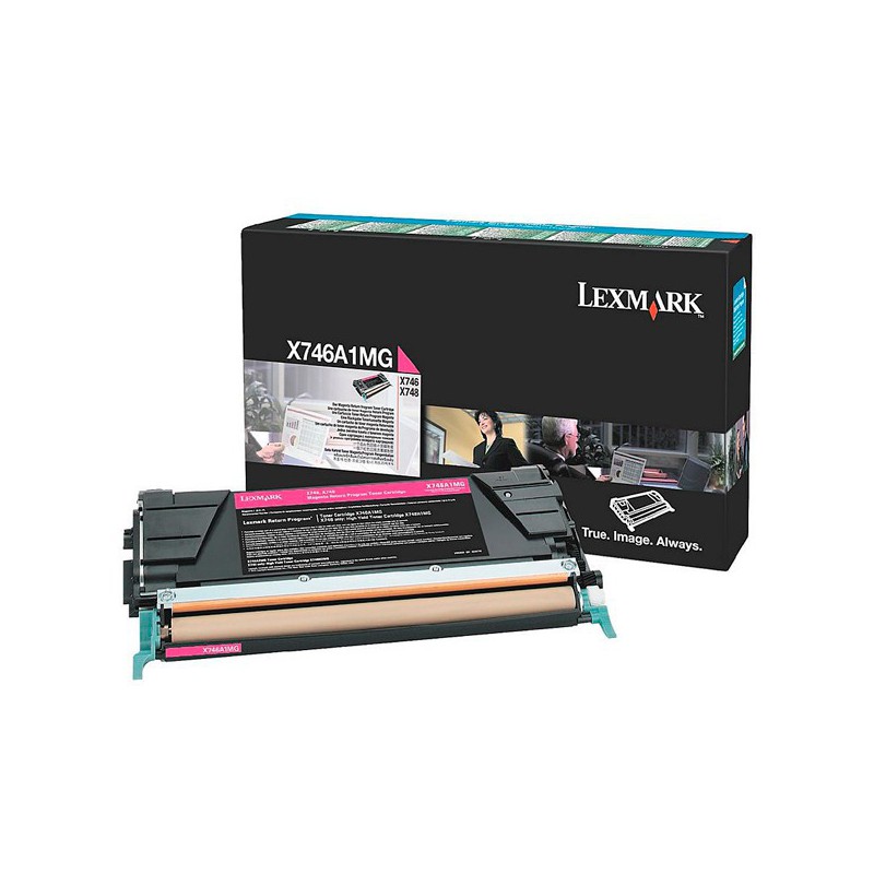 TONER LEXMARK ORIG. X746A1MG MAGENTA 7.000 PAG.