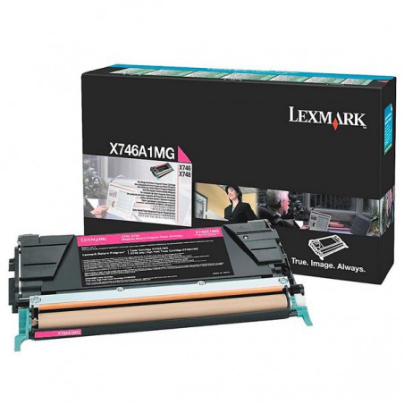 TONER LEXMARK ORIG. X746A1MG MAGENTA 7.000 PAG.