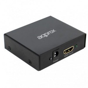 SPLITTER APPROX HDMI 1080P 2 PUERTOS METAL(MULTIPLICADOR)