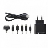 CARGADOR APPROX 2 USB+6TIPS TABLET/SMARTPHONE APPUATS*