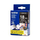 CINTA BROTHER ORIG.TZ345/E NEGRO/BLANCO 18MM