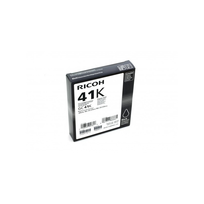 INK JET RICOH ORG. GC-41K NEGRO 2500 PAGINAS