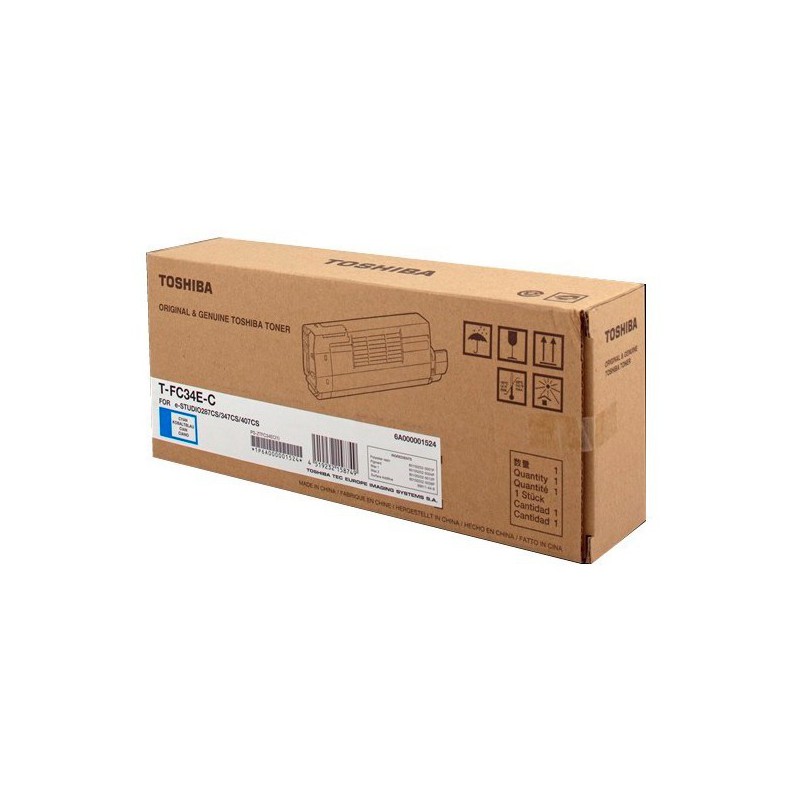 TONER TOSHIBA ORIG.T-FC34EC  CYAN