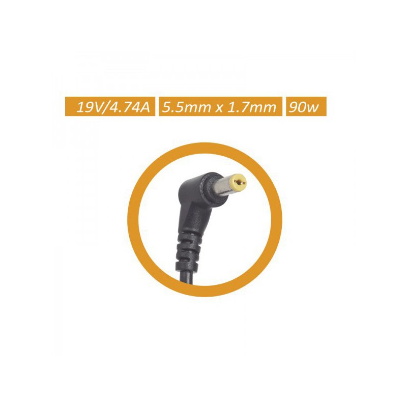 ALIMENT.PORTATIL APPROX 90W TIPS 5.5*1.7MM ACER APPA07