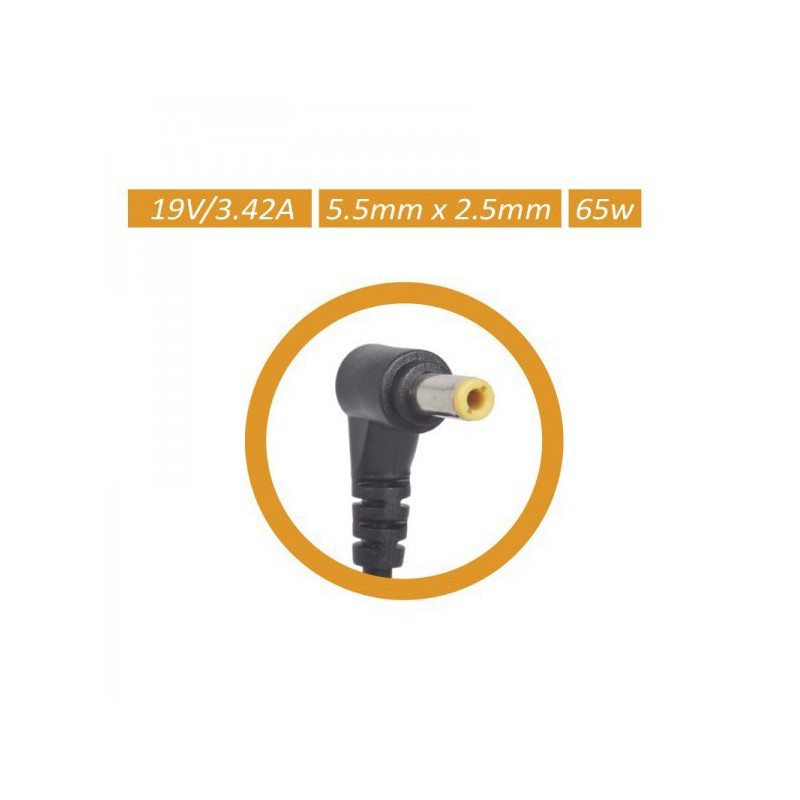 ALIMENT.PORTATIL APPROX 65W TIPS 5.5*2.5MM TOSHIBA APPA09