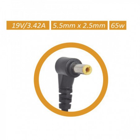 ALIMENT.PORTATIL APPROX 65W TIPS 5.5*2.5MM TOSHIBA APPA09