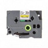 CINTA BROTHER AUTOLAMINADA ORIG.TZESL651 NEG./AMARI. 24MM 8M