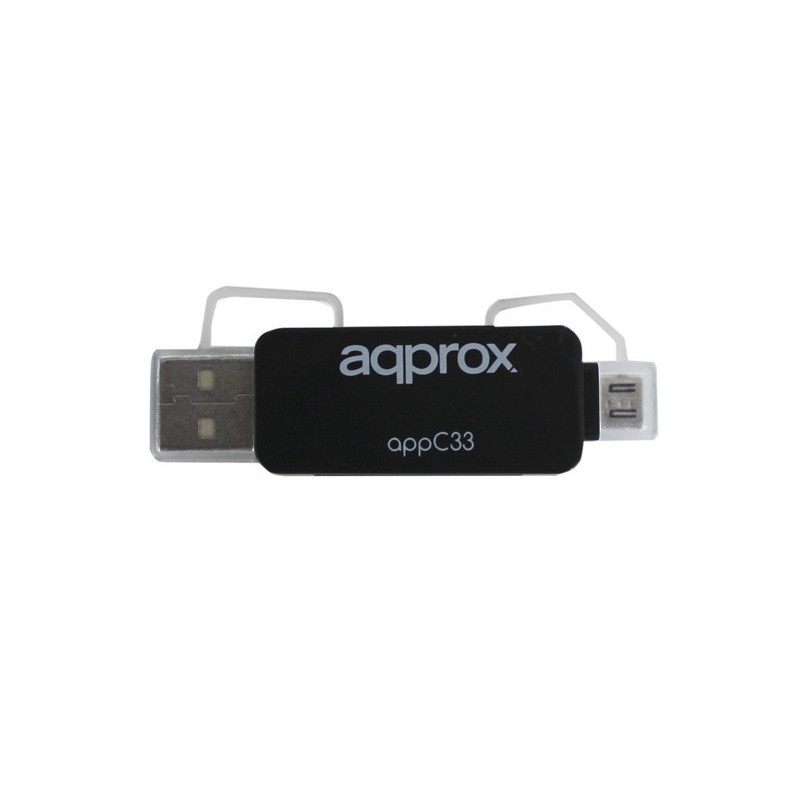 ADAPT.APPROX MICRO SD/SD DE USB A OTG APPC33