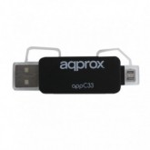 ADAPT.APPROX MICRO SD/SD DE USB A OTG APPC33