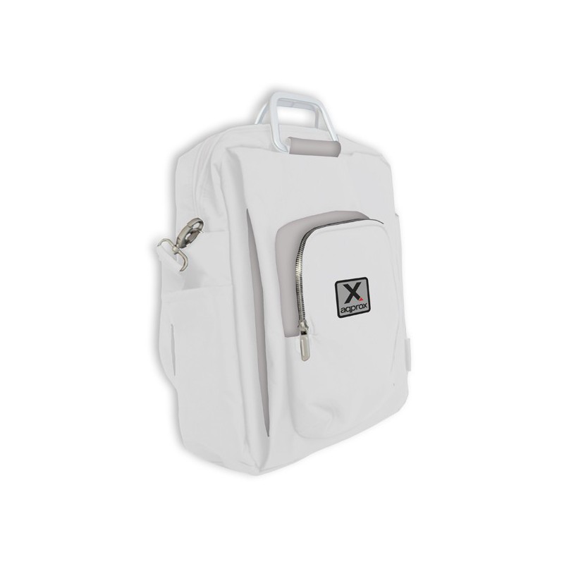 MALETIN APPROX15.6"CON COMPARTIMENTO APPNBST15WG(BLANC/GRI)*