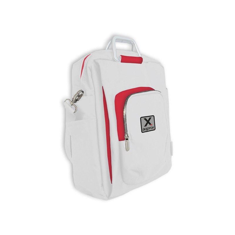 MALETIN APPROX15.6"CON COMPARTIMENTO APPNBST15WR(BLANC/ROJO*