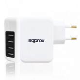 CARGADOR APPROX 4 USB ALIM.PARED APPUSBWALL4PW BLANCO*