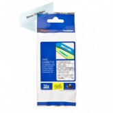 CINTA BROTHER LAMINADA ORIG.TZEM65 BLANCO/TRANSPAR. 36MM 8M