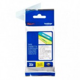 CINTA BROTHER ORIG.TZE145 TRANSPAR./BLANCO 18MM
