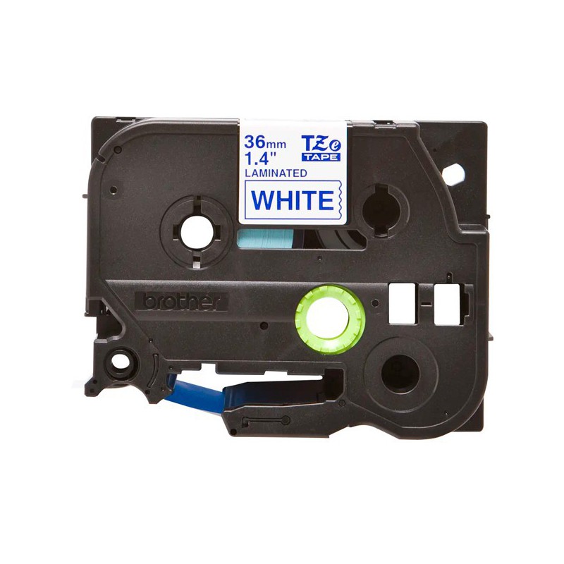 CINTA BROTHER ORIG.TZE263 BLANCO/AZUL 36MM