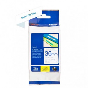 CINTA BROTHER ORIG.TZE263 BLANCO/AZUL 36MM