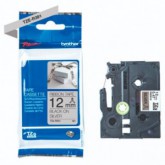 CINTA BROTHER ORIG.TZER931 NEGRO/PLATA NO ADHESI.12MM