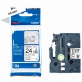 CINTA BROTHER ORIG.TZER251 NEGRO/BLANCO NO ADHESI.24MM