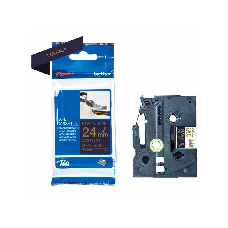 CINTA BROTHER ORIG.TZERN54 DORADO/AZUL MARINO NO ADHESI.24MM