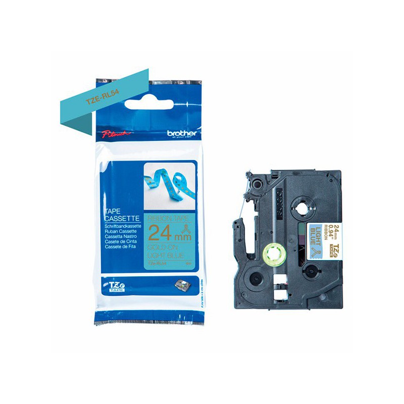 CINTA BROTHER ORIG.TZERL54 DORADO/AZUL CLARO NO ADHESI.24MM