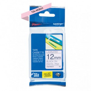 CINTA BROTHER ORIG.TZEMQE31 ROSA/NEGRO 12MM