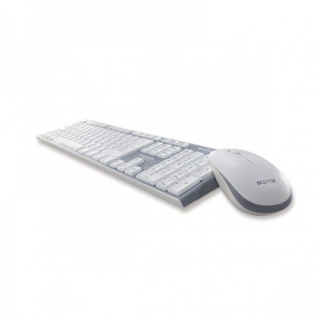 TECLADO+RATON APPROX WIRELESS WHITE APPKBWELEGANT*