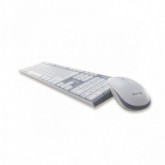 TECLADO+RATON APPROX WIRELESS WHITE APPKBWELEGANT*