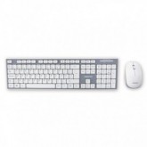 TECLADO+RATON APPROX WIRELESS WHITE APPKBWELEGANT*