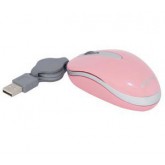 RATON APPROX OPTICAL CABLE RETRACTIL ROSA*