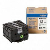 CINTA BROTHER ORIG.HGEM931V5 NEGRO/PLATEADO 12 MM