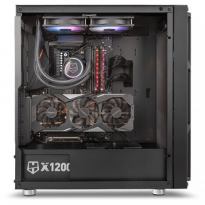 CAJA PC NOX ATX HUMMER NOVA  CRISTAL TEMPLADO NEGRO 