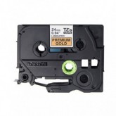 CINTA BROTHER ORIG.TZEPR851 DORADO PREMIUM/NEGRO 24MM