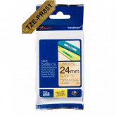 CINTA BROTHER ORIG.TZEPR851 DORADO PREMIUM/NEGRO 24MM