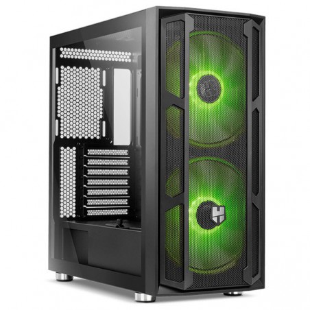 CAJA PC NOX ATX HUMMER NOVA  CRISTAL TEMPLADO NEGRO 
