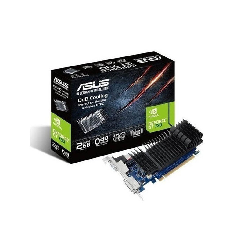 VGA ASUS GEFORCE GT730 2GB DDR5 HDMI/DVI/VGA PERFIL BAJO