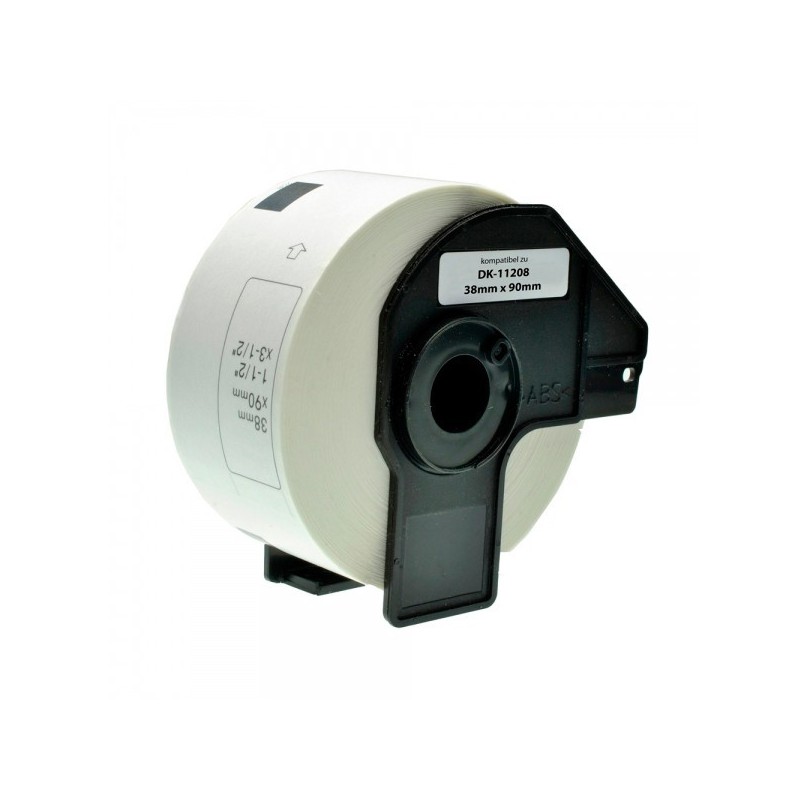 ETIQUETA BROTHER COMPATIBLE BR-DK11208 38X90MM