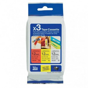CINTA BROTHER ORIG.TZE31M3 PACK 3 12MM