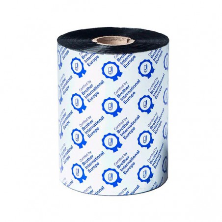 6 ROLLOS RIBBON DE CERA BROTHER PREMIUM 110X600MM