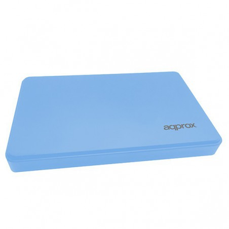 CAJA EXT.APPROX HDD SATA2.5" AZUL APPHDD300LB USB3.0