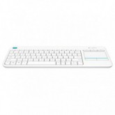 TECLADO LOGITECH WIRELESS K400 PLUS TOUCH PAD BLANCO 