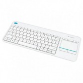 TECLADO LOGITECH WIRELESS K400 PLUS TOUCH PAD BLANCO 