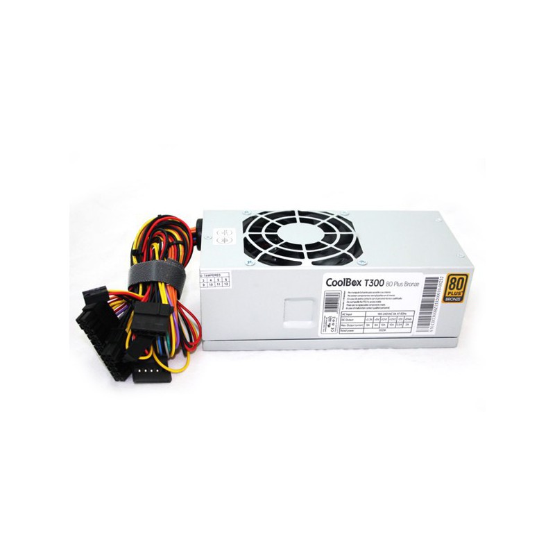 FUENTE ALIMENTACION TFX COOLBOX 300TBZ  300W 80PLUS BRONZE