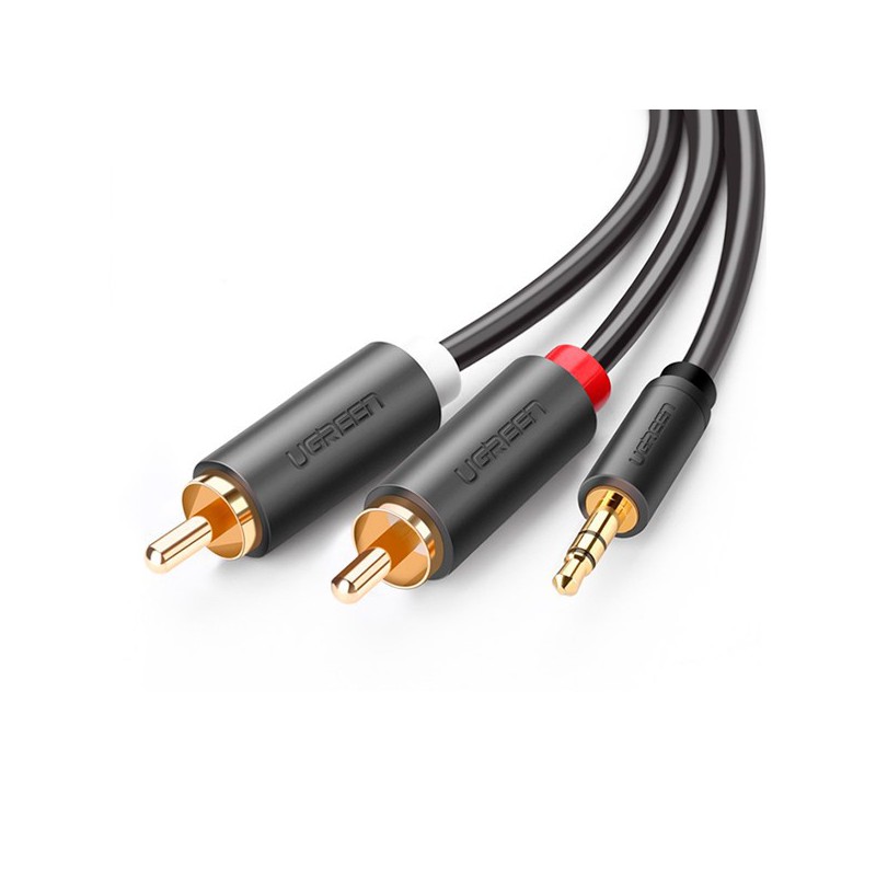 CABLE JACK M 3.5MM A 2 RCA M - 10M - UGREEN