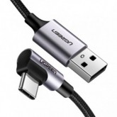 CABLE USB 2.0 A USB TIPO C 3A-2M-ACODADO-NEGRO - UGREEN