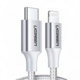 CABLE USB TIPO C A LIGHTNING 3A - 2M OC - UGREEN