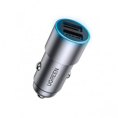 CARGADOR DE COCHE  - DUAL USB 2.4A - 24W - UGREEN